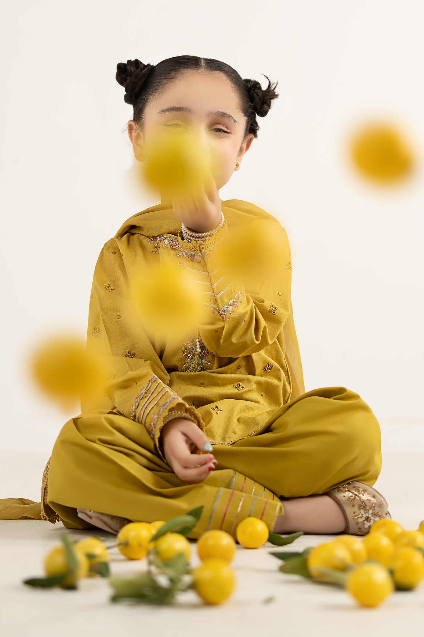 3 Piece Embroidered Dobby Lawn Suit