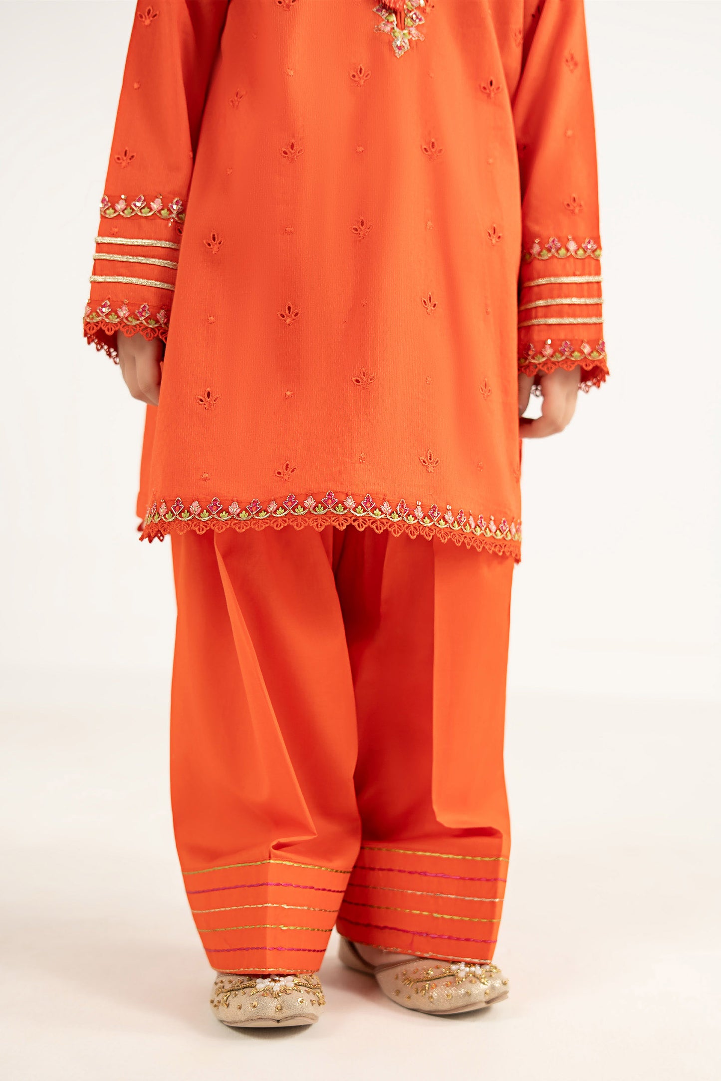 3 Piece Embroidered Dobby Lawn Suit