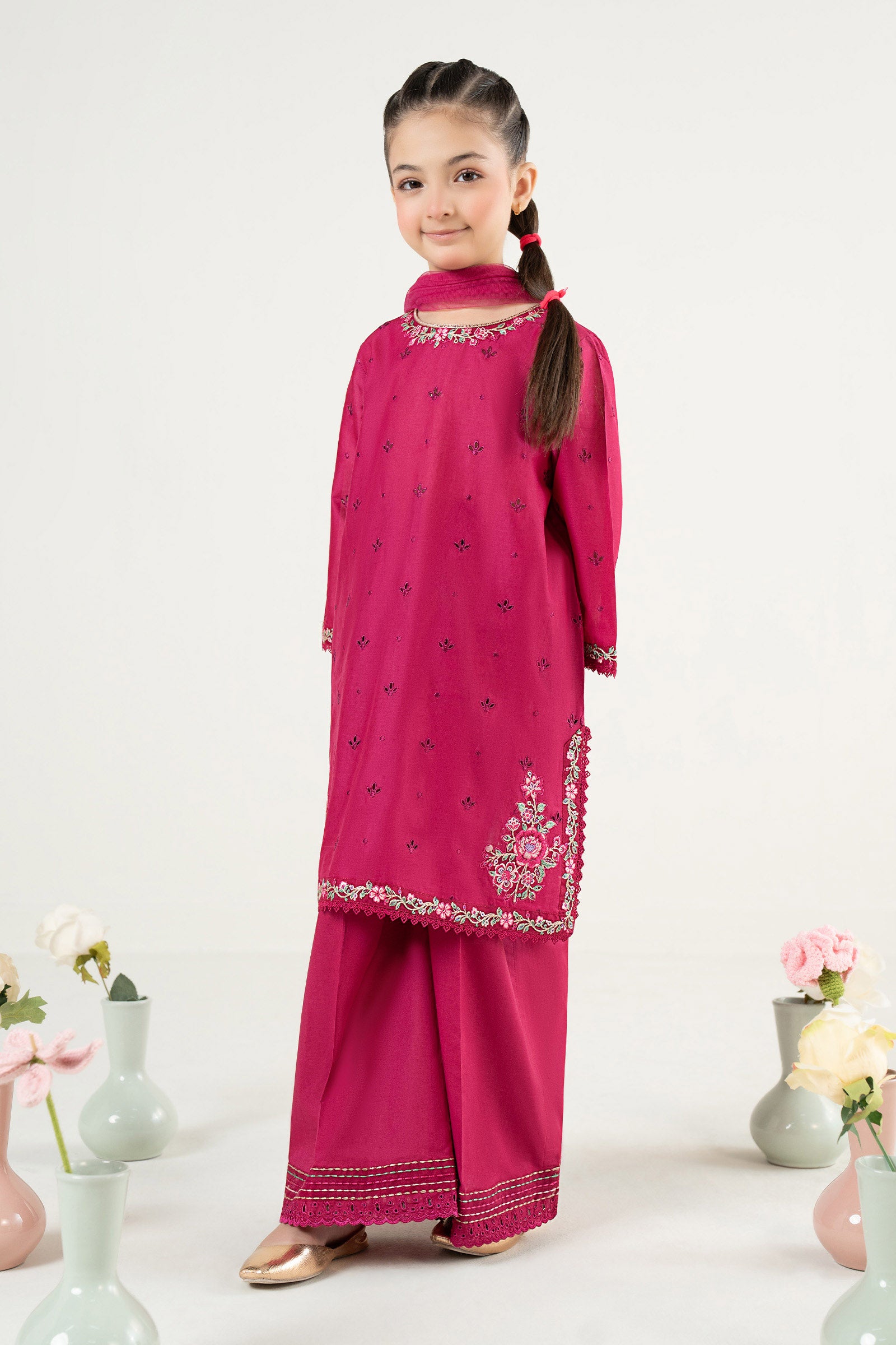 3 Piece Embroidered Lawn Suit