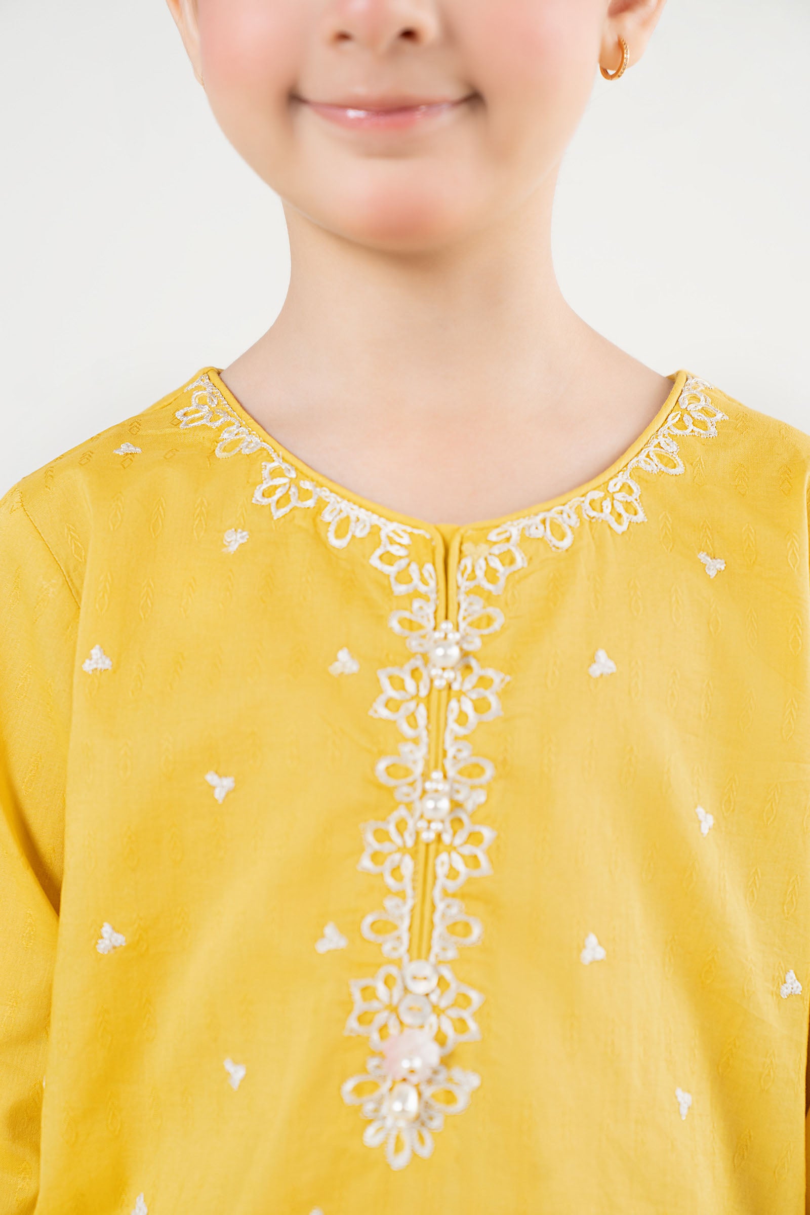 2 Piece Embroidered Dobby Lawn Suit