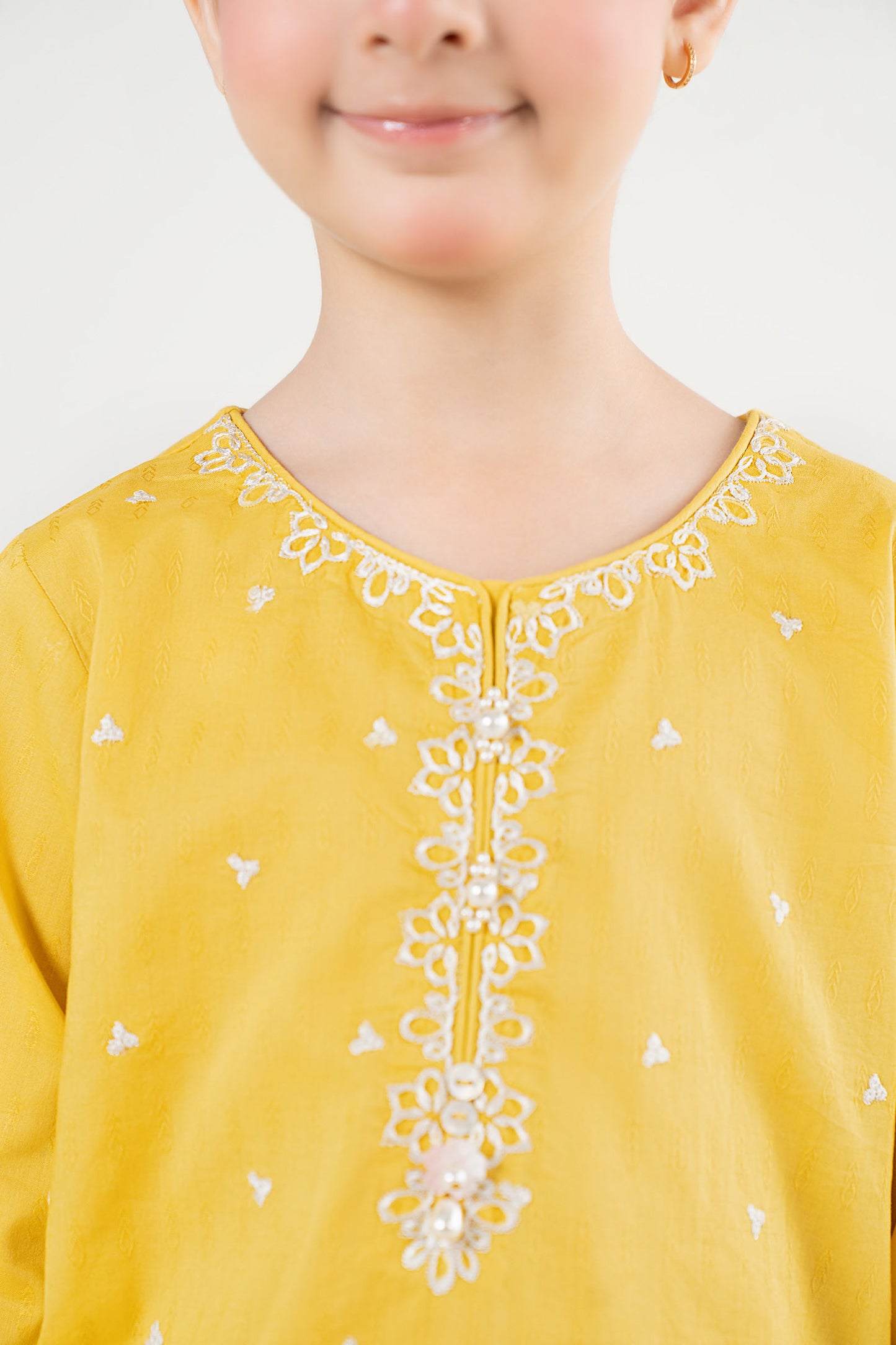 2 Piece Embroidered Dobby Lawn Suit