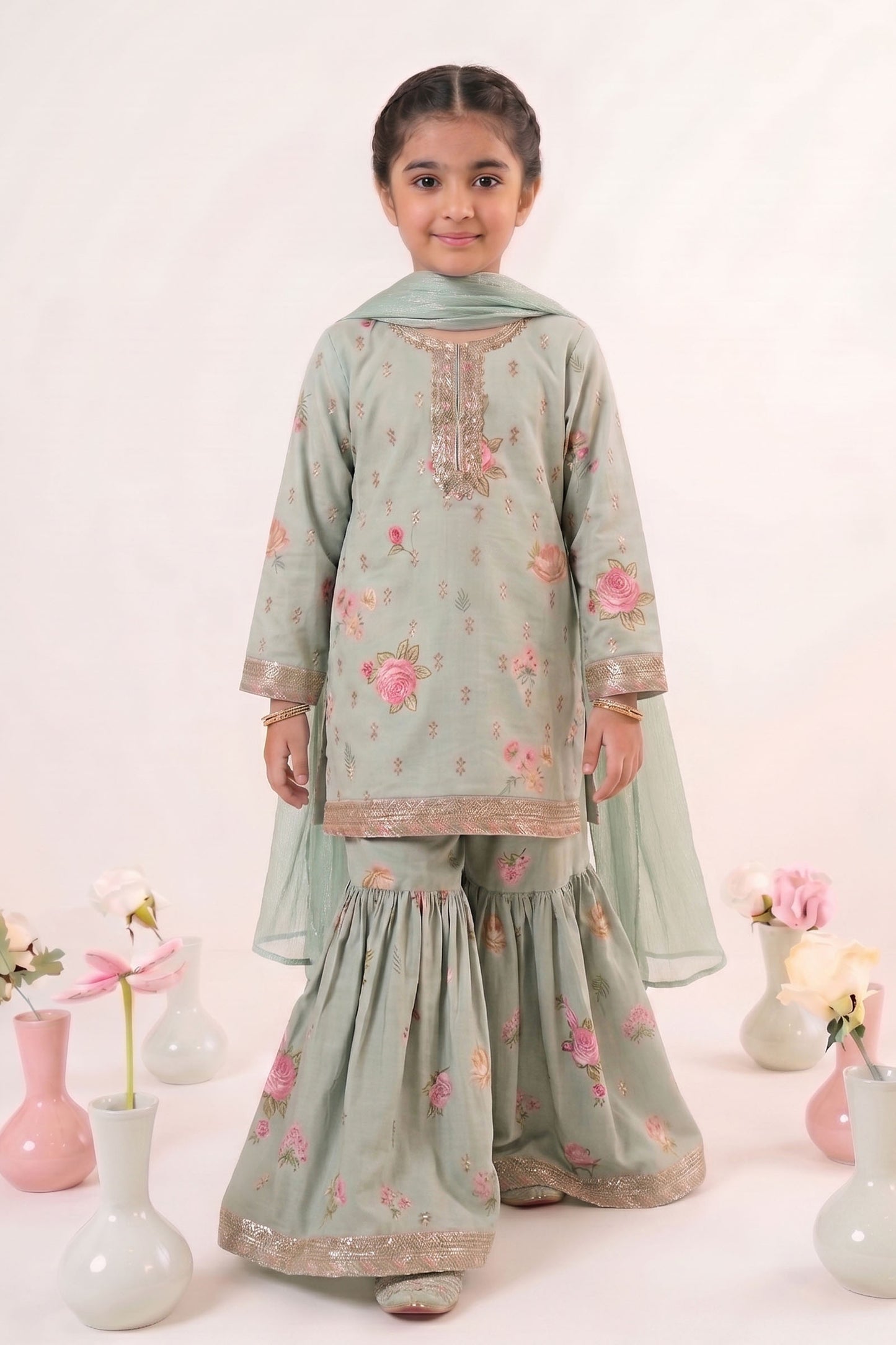 3 Piece Embroidered Lawn Suit