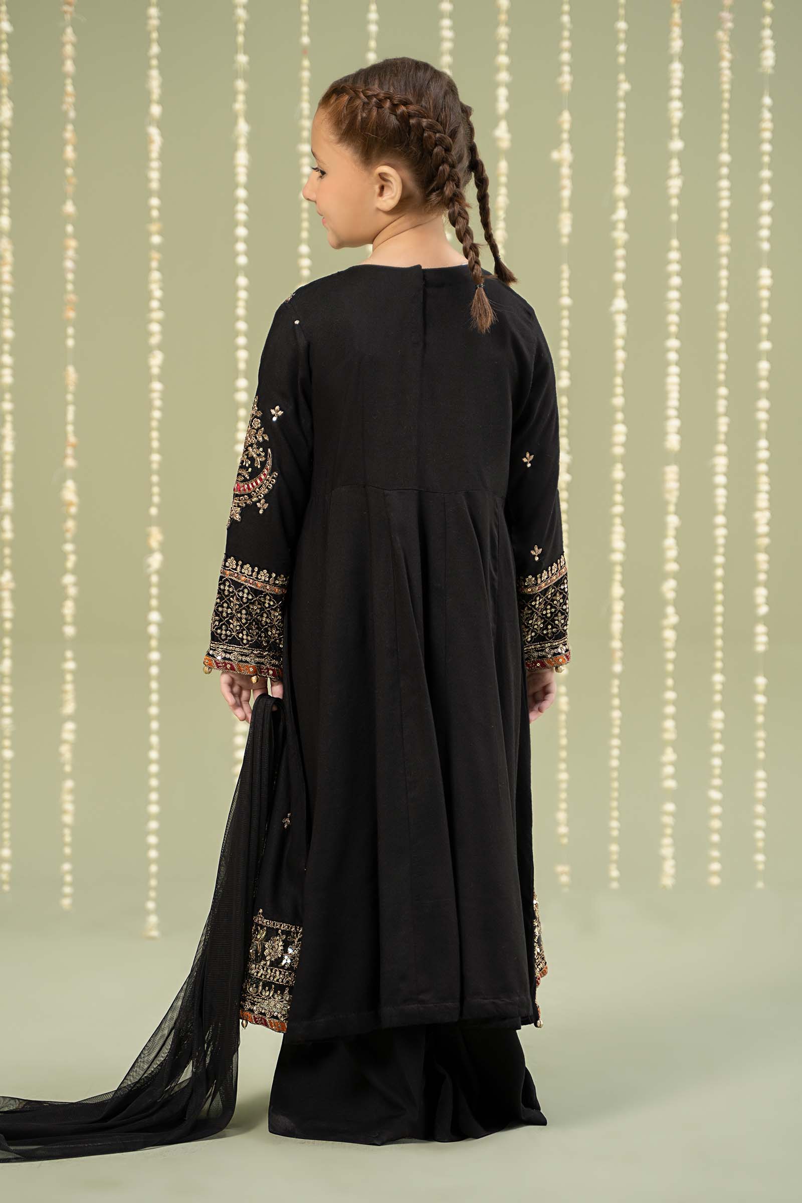3 Piece Embroidered Linen Suit