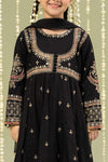 3 Piece Embroidered Linen Suit