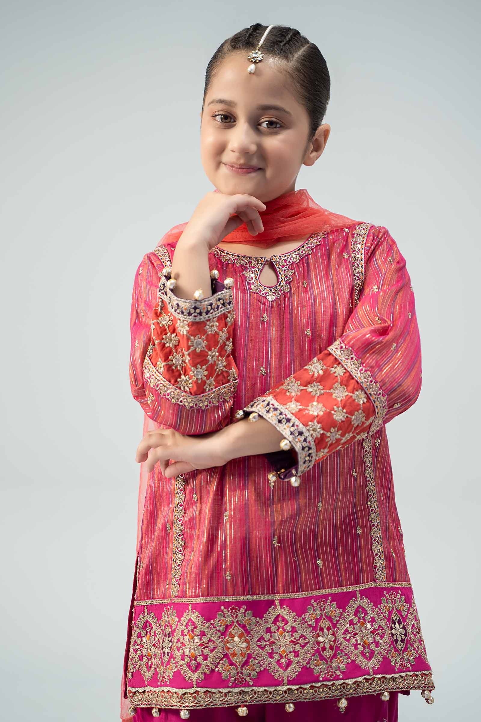 3 Piece Embroidered Suit