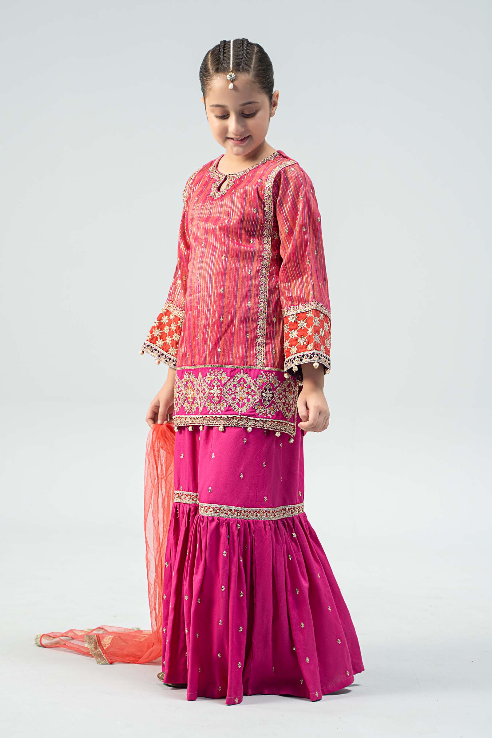 3 Piece Embroidered Suit