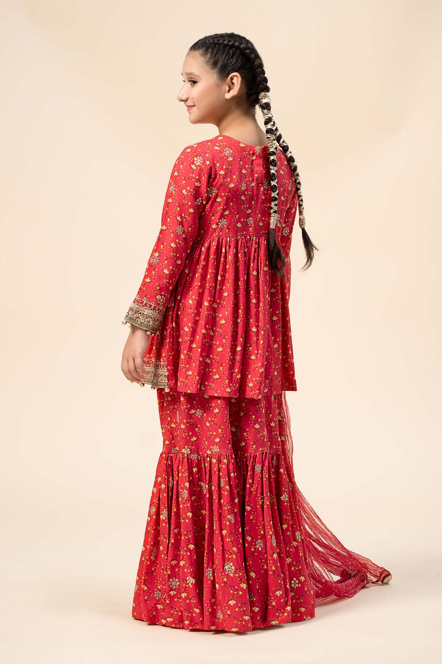 3 Piece Embroidered Marina Twill Suit