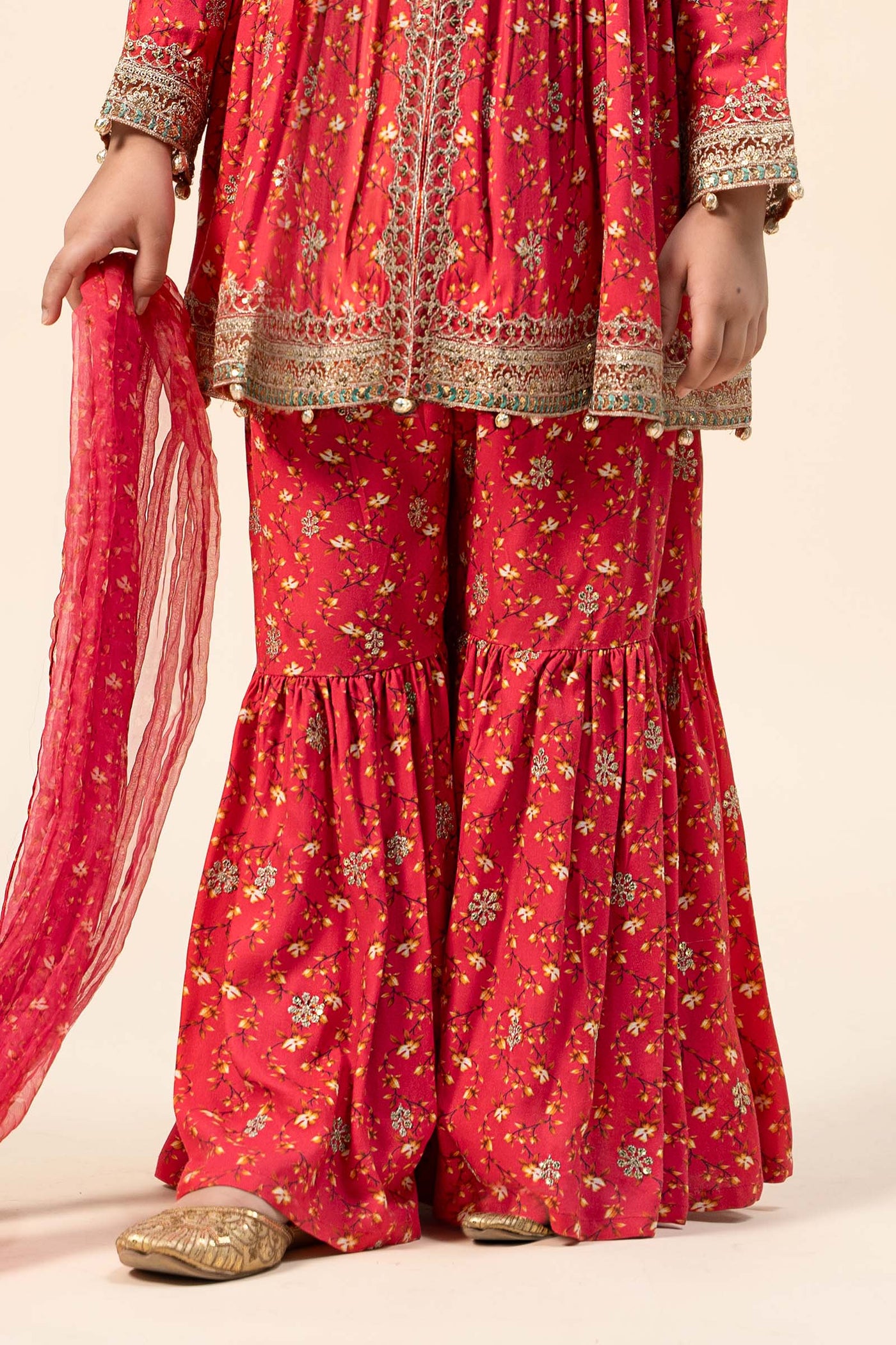 3 Piece Embroidered Marina Twill Suit