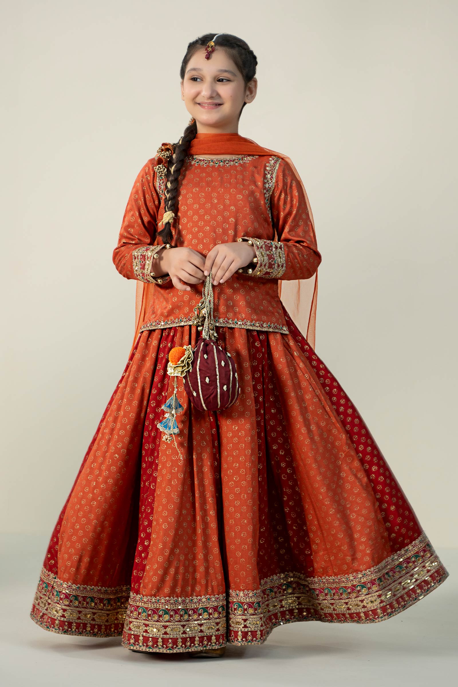 3 Piece Printed Linen Suit