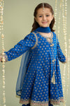 3 Piece Embroidered Jacquard Broshia Suit