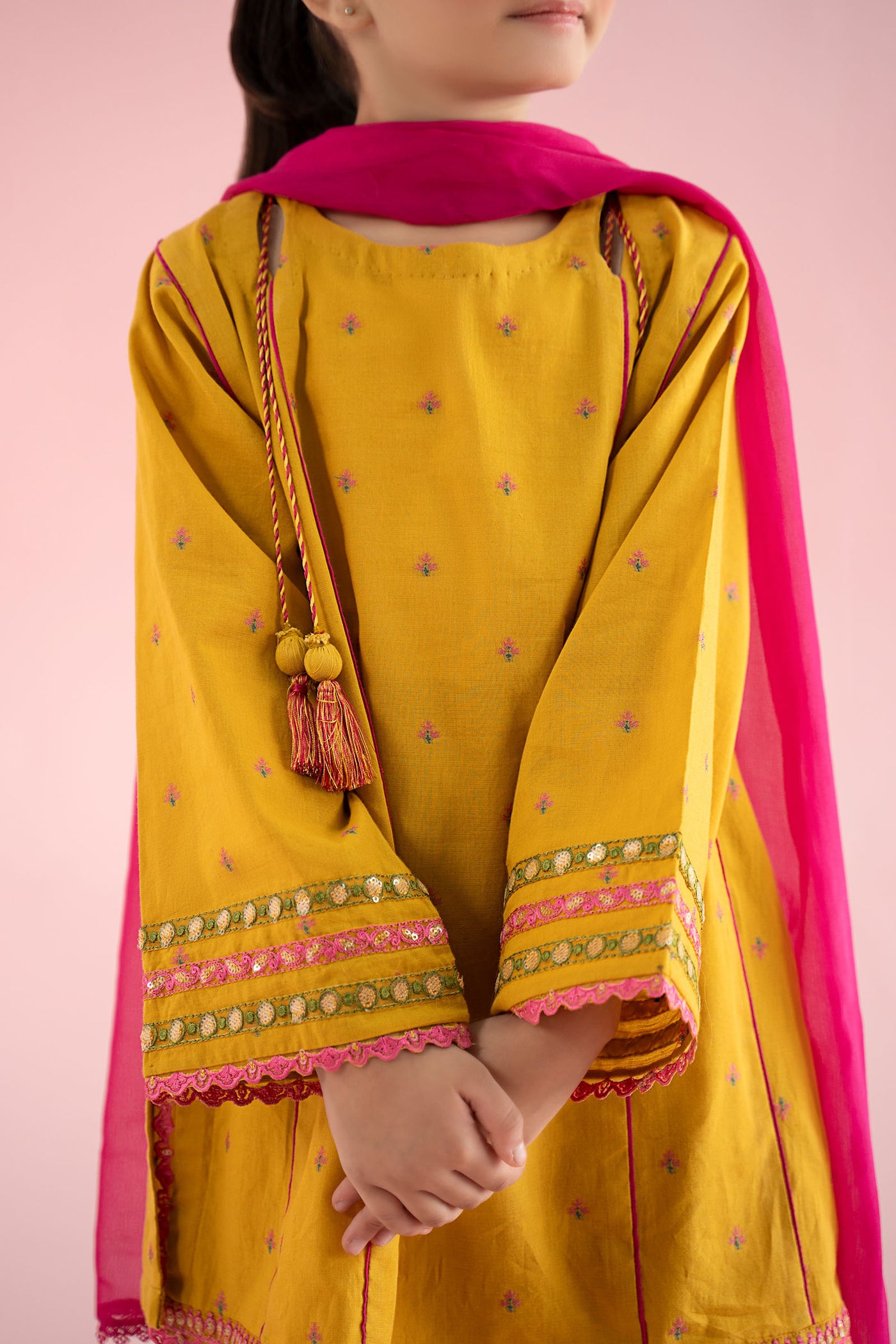 3 Piece Embroidered Jacquard Brochia Suit
