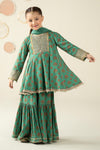 3 Piece Embroidered Linen Suit