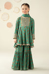 3 Piece Embroidered Linen Suit