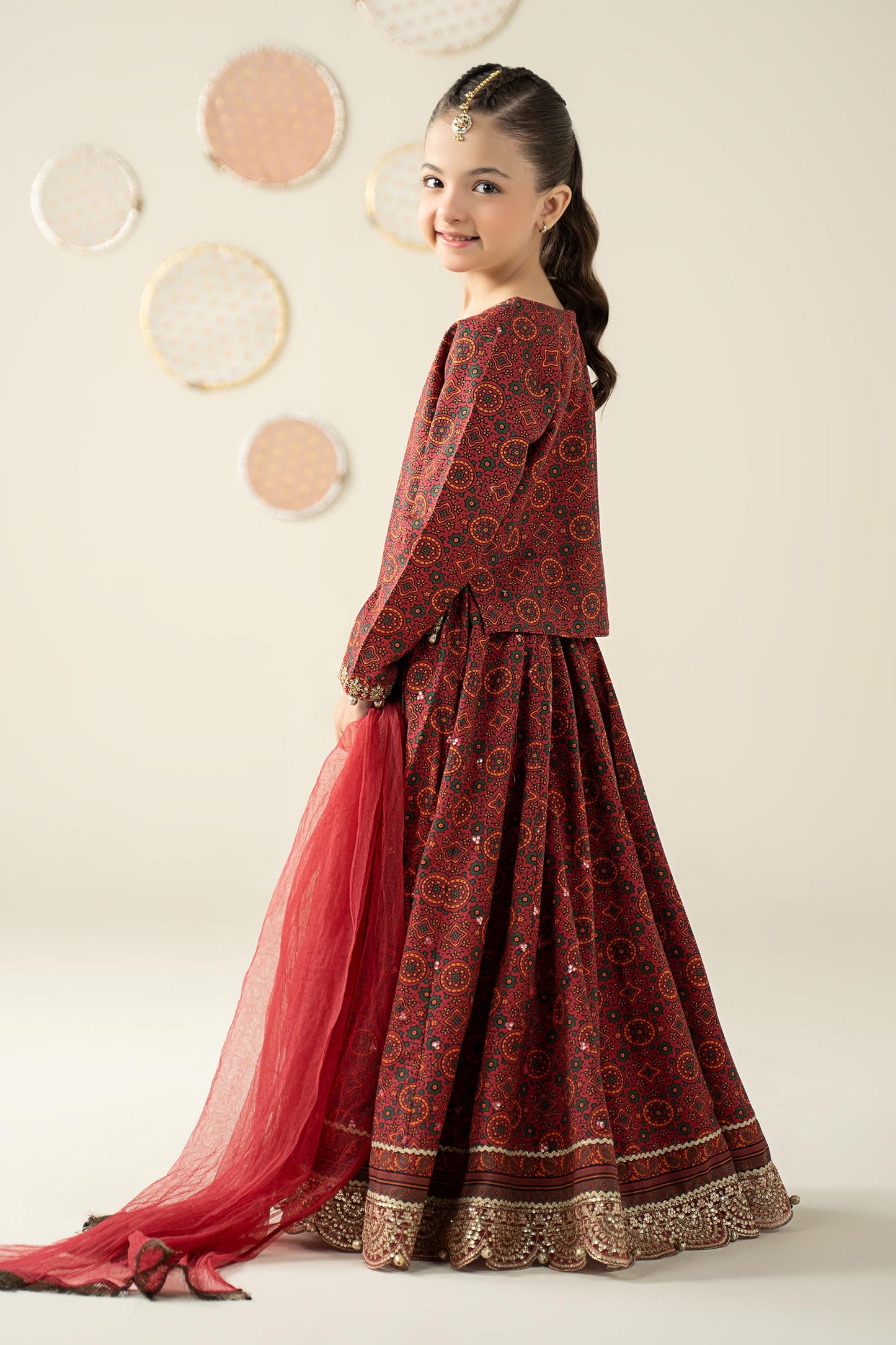 3 Piece Embroidered Slub Khaddar Suit