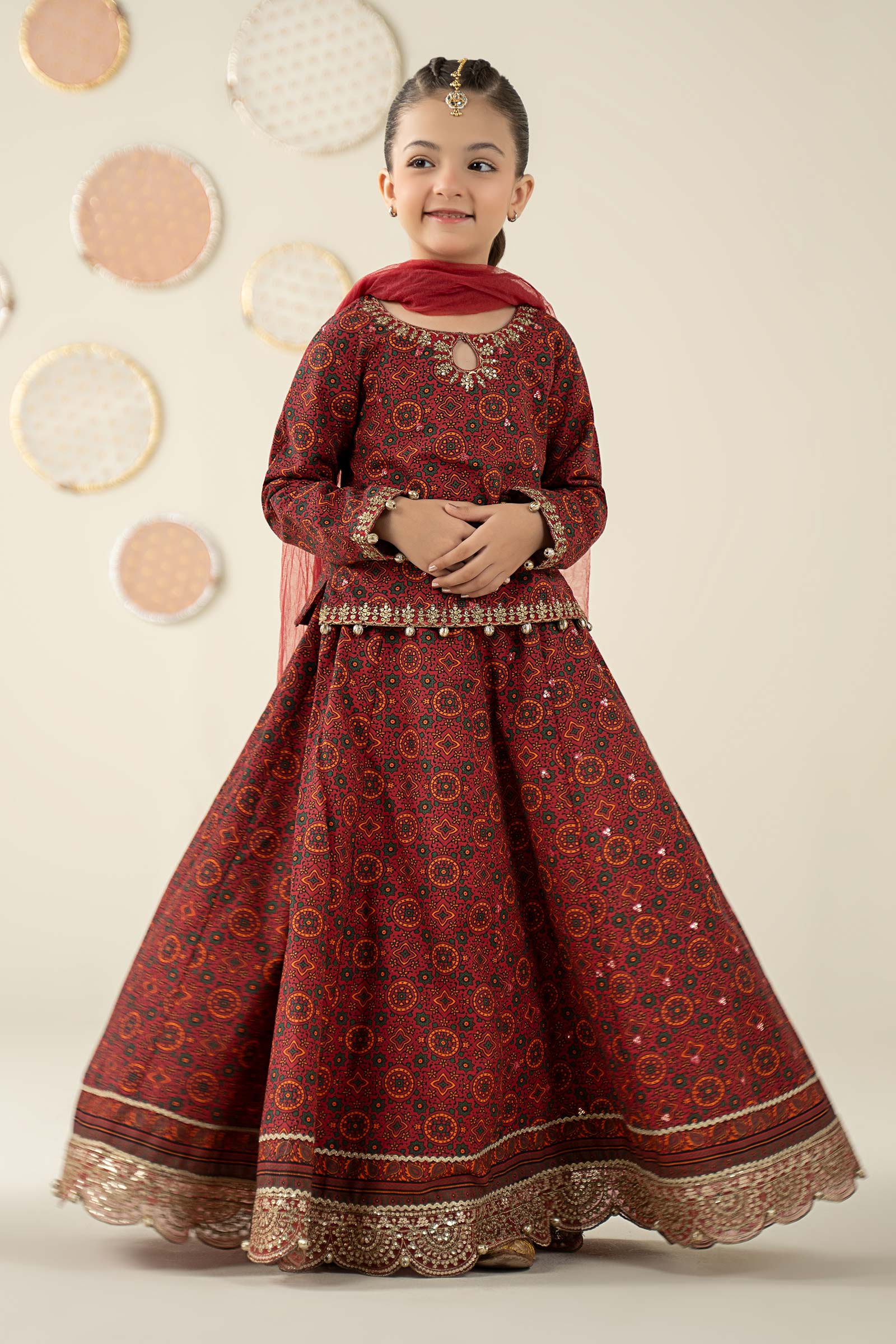 3 Piece Embroidered Slub Khaddar Suit