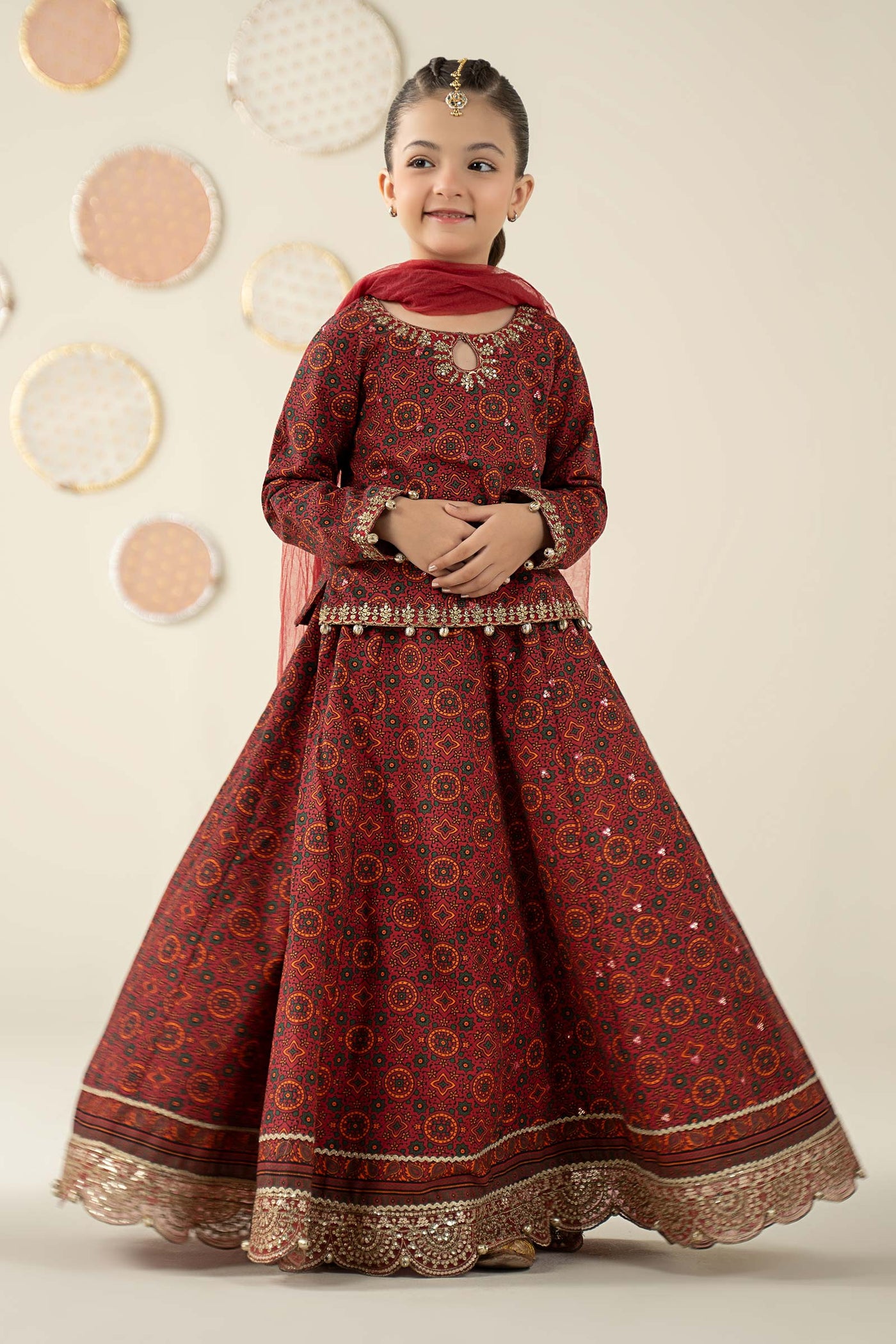 3 Piece Embroidered Slub Khaddar Suit