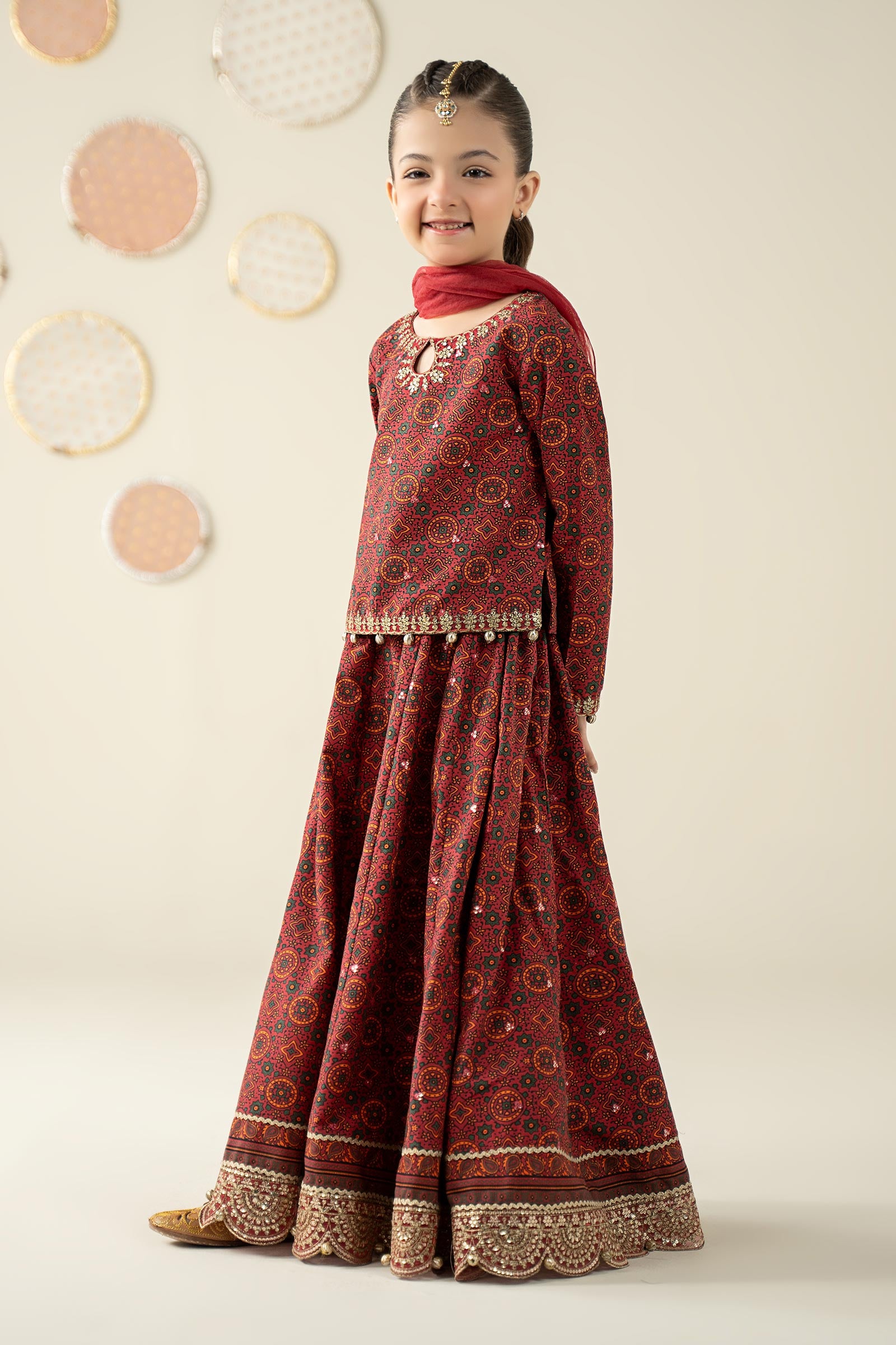 3 Piece Embroidered Slub Khaddar Suit