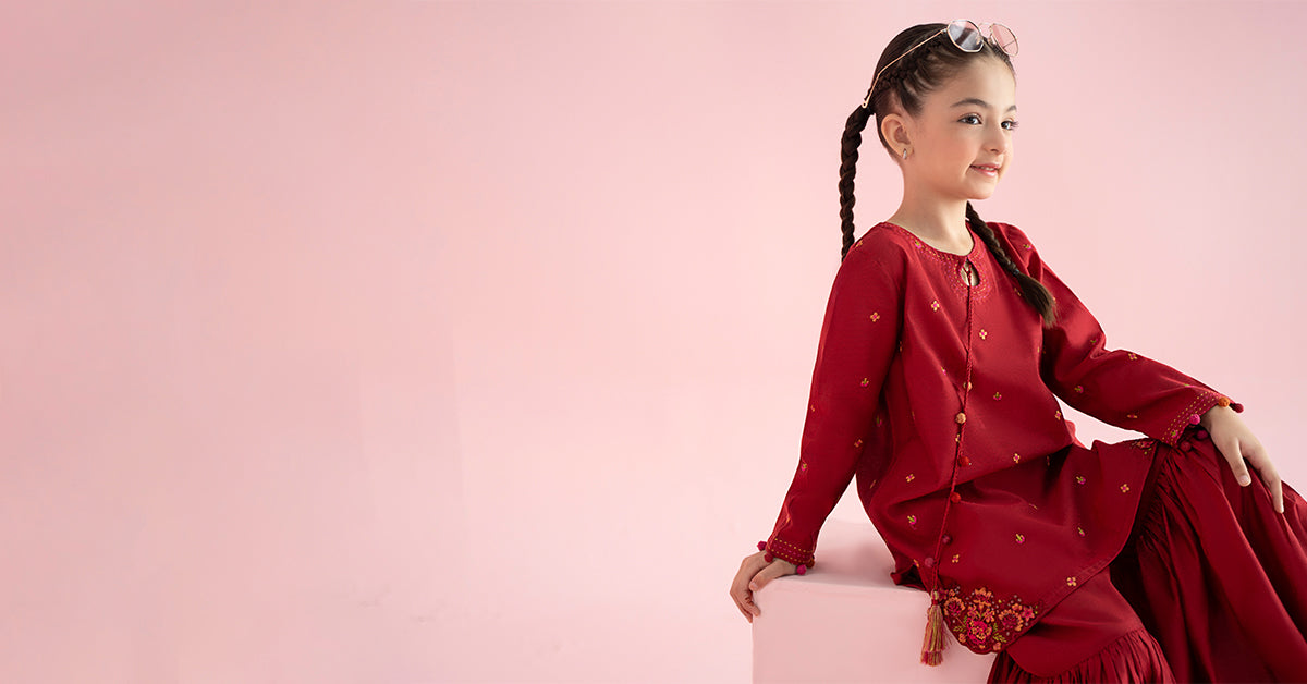 3 Piece Embroidered Cotton Silk Suit