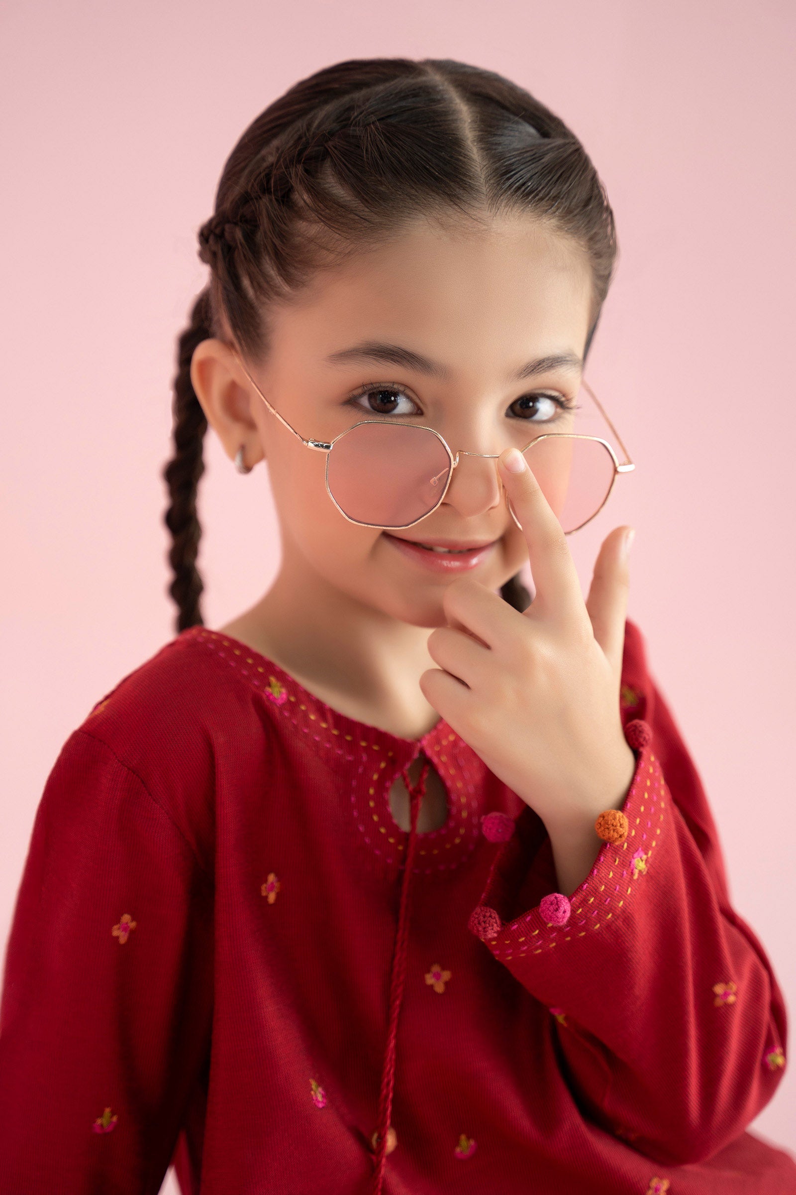 3 Piece Embroidered Cotton Silk Suit