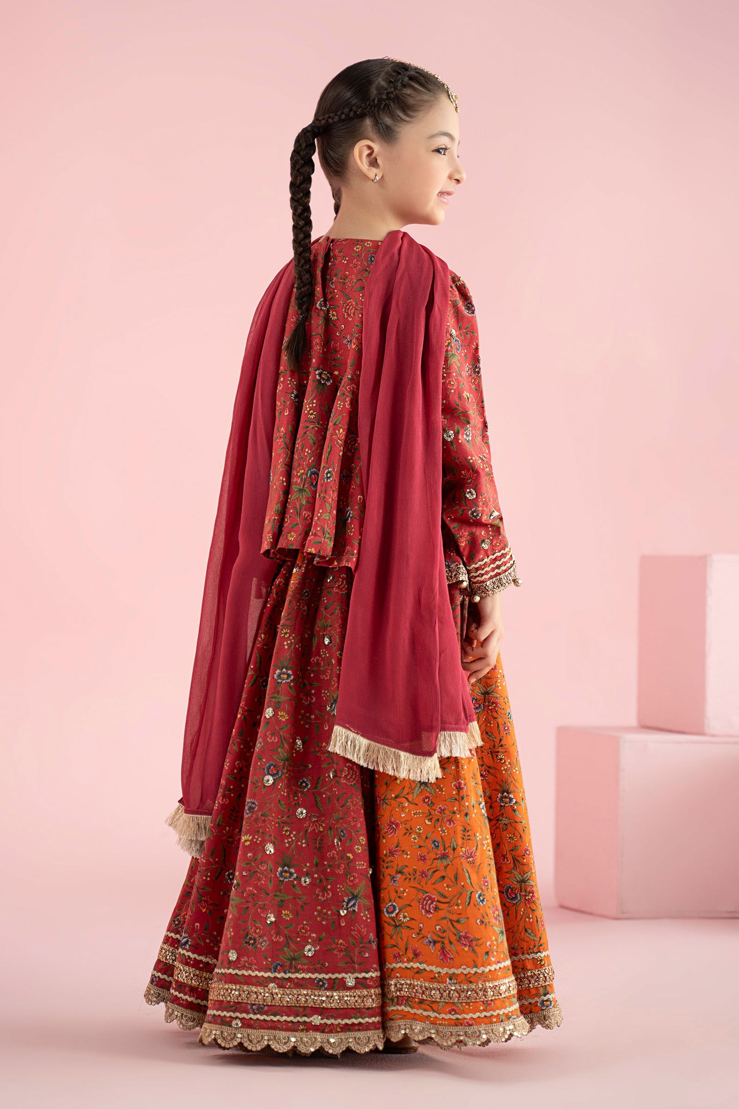 3 Piece Embroidered Khaddar Suit