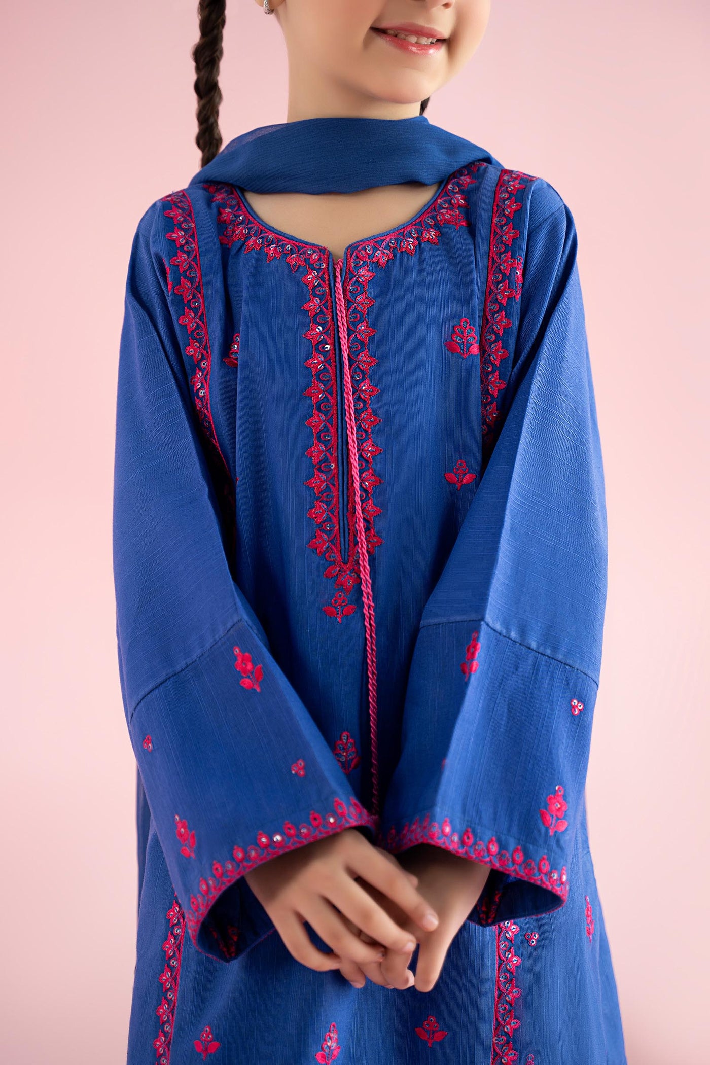 3 Piece Embroidered Khaddar Suit