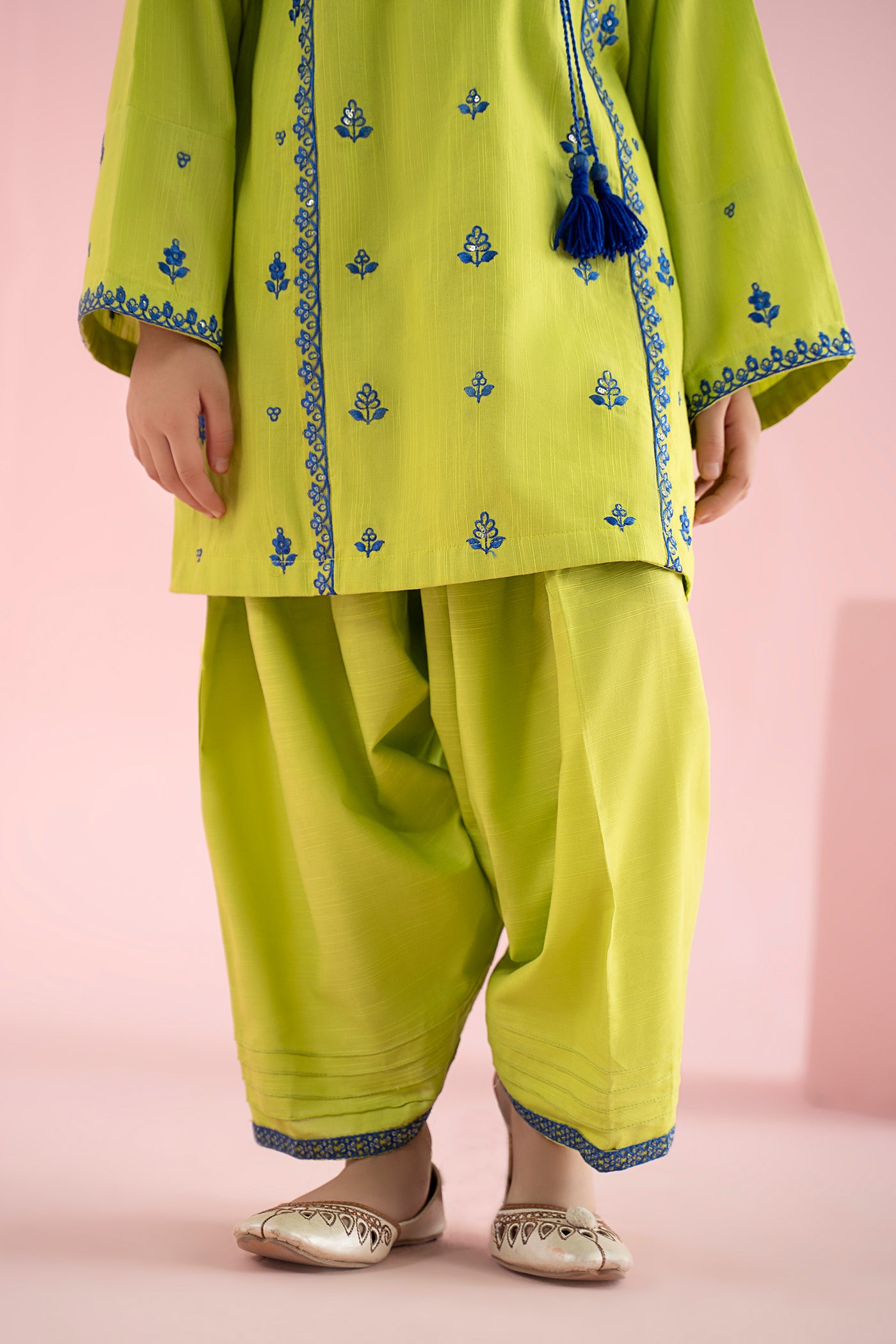 3 Piece Embroidered Khaddar Suit