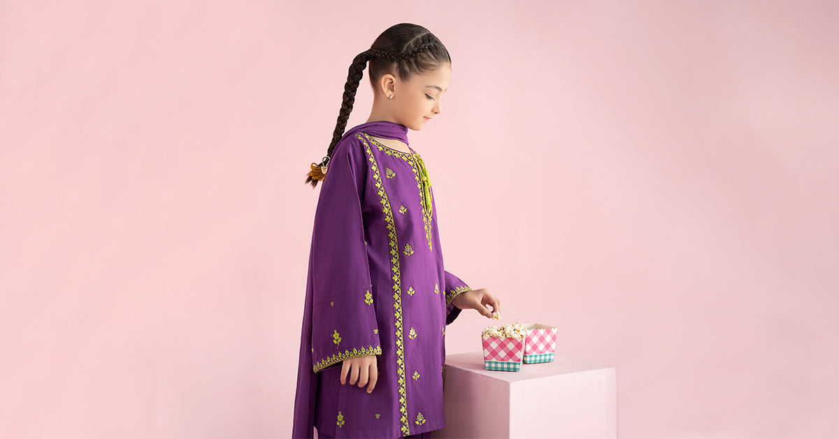 3 Piece Embroidered Khaddar Suit