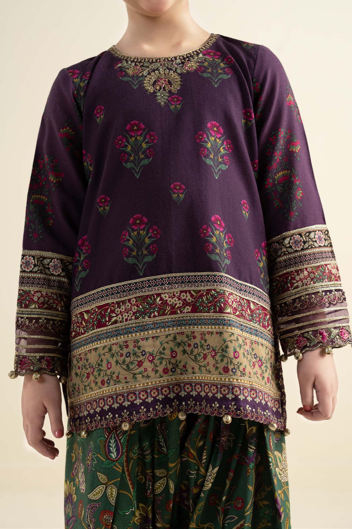 3 Piece Embroidered Khaddar Suit