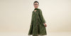 3 Piece Embroidered Raw Silk Suit