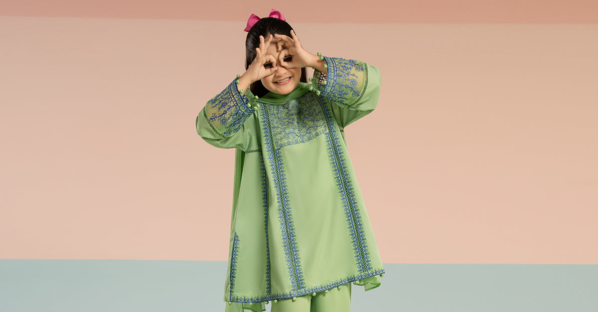 3 Piece Embroidered Dobby Lawn Suit