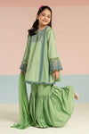 3 Piece Embroidered Dobby Lawn Suit