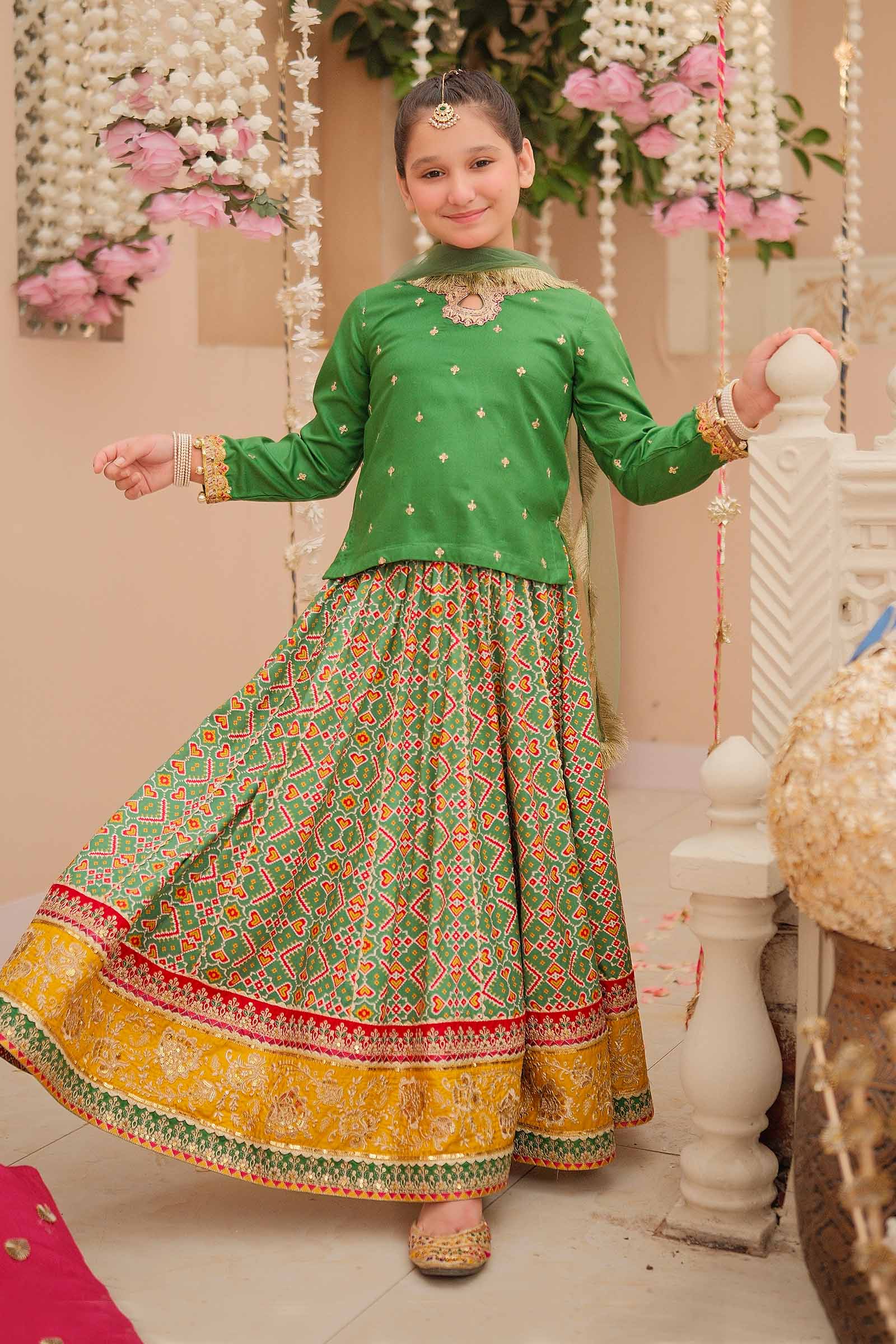 3 Piece Embroidered Linen Suit