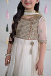 3 Piece Embroidered Net Suit