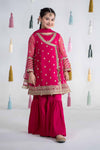 3 Piece Embroidered Organza Suit