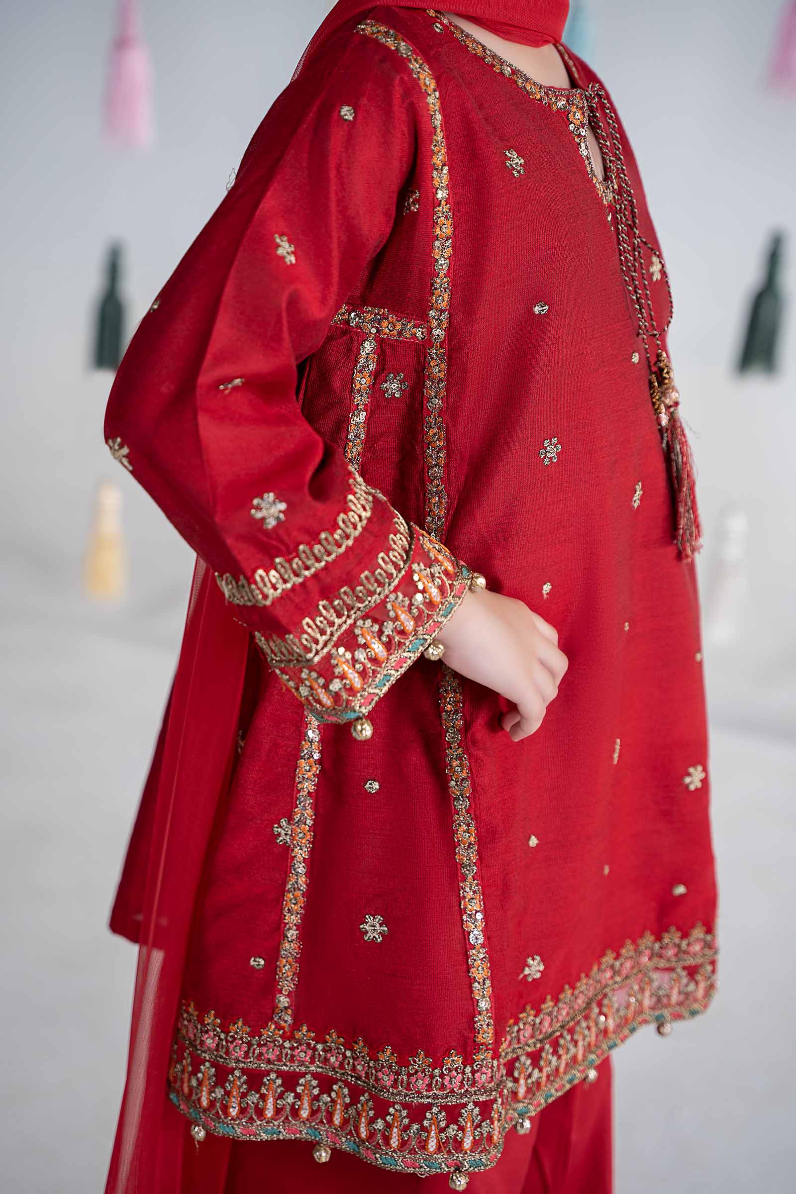 3 Piece Embroidered Yarn Dyed Suit