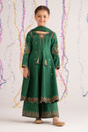 3 Piece Embroidered Bamberg Raw Silk Suit