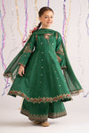 3 Piece Embroidered Bamberg Raw Silk Suit