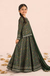 3 Piece Embroidered Raw Silk Suit