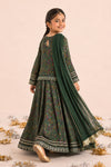 3 Piece Embroidered Raw Silk Suit