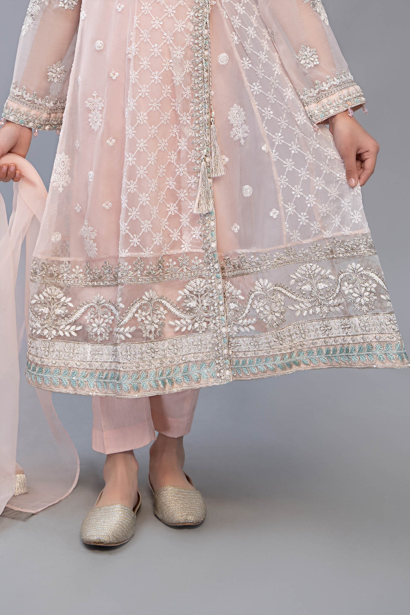 3 Piece Embroidered Suit