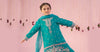 3 Piece Embroidered Raw Silk Suit