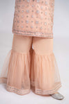3 Piece Embroidered Organza Suit