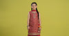 3 Piece Embroidered Organza Suit
