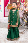 3 Piece Embroidered Organza Suit