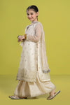 3 Piece Embroidered Organza Suit