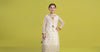 3 Piece Embroidered Organza Suit