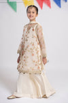 3 Piece Embroidered Organza Suit