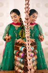 3 Piece Embroidered Organza Suit