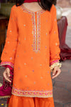 3 Piece Embroidered Silk Suit