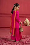 3 Piece Embroidered Silk Suit